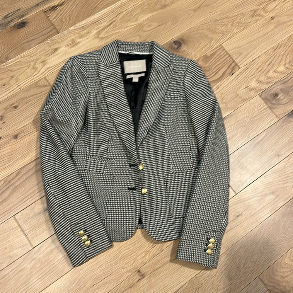 Banana republic houndstooth blazer, size 2
